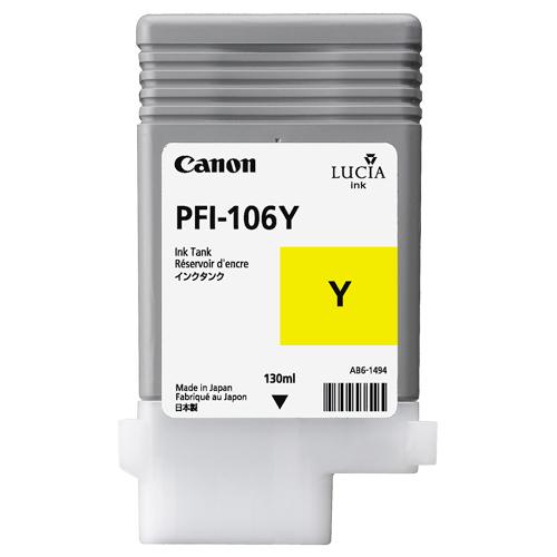 インクタンク　ＰＦＩ−１０６Ｙ　顔料イエロー　１３０ｍＬ　６６２４Ｂ００１　１個
