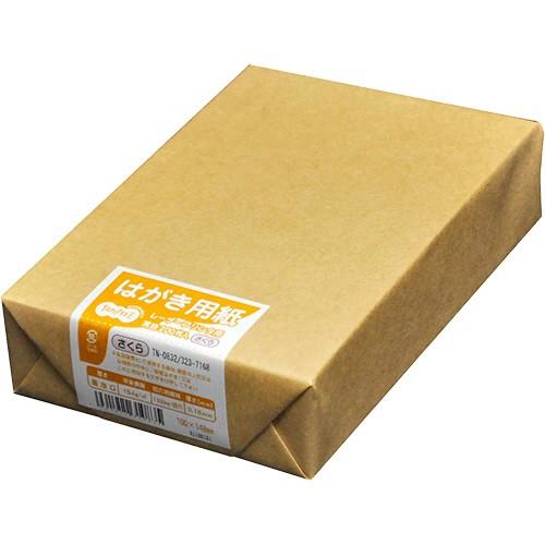 TANOSEE　レーザープリンタ用　はがき用紙　さくら　１冊（２００枚）