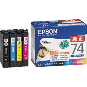 エプソン エプソン純正インクカートリッジ IC4CL74 エプソン エプソン純正インクカートリッジ IC4CL74