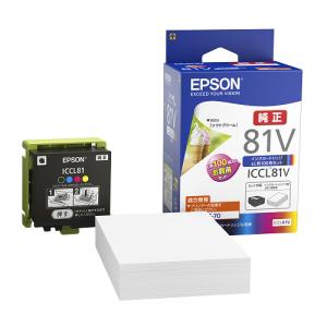エプソン（EPSON） ICCL81V 4色一体型 純正 インクカートリッジ L版