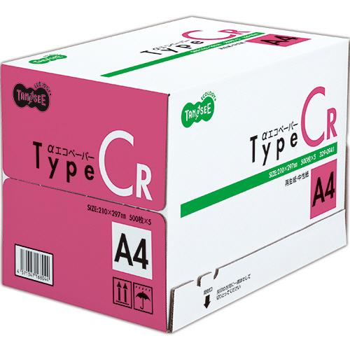 ＴＡＮＯＳＥＥ　αエコペーパー　タイプＣＲ　Ａ４　１箱（２５００枚：５００枚×５冊）