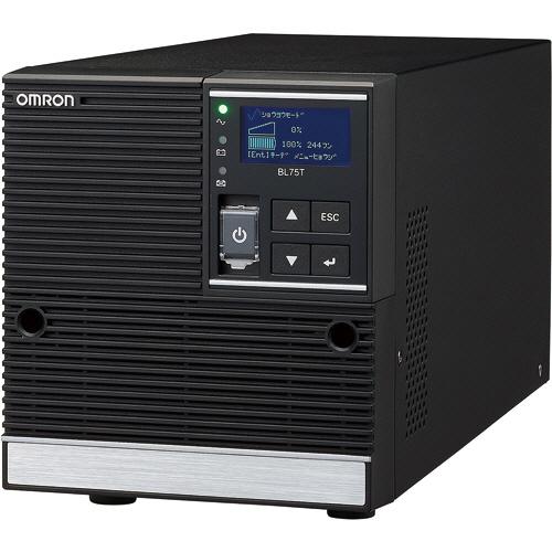 オムロン　ＵＰＳ　無停電電源装置　据置型　７５０ＶＡ／６８０Ｗ　ＢＬ７５Ｔ　１台（お取寄せ品）