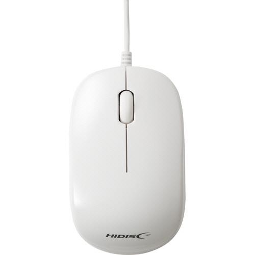 ハイディスク　光学式有線マウス　ホワイト　ＨＤＭ−２１０６ＷＨ　１個