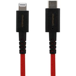オウルテック Type−C to Lightningケーブル ブラック×レッド 0．5m OWL−CBKLTC5−BKRE 1本
