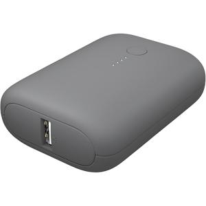 オウルテック MOTTERU 軽量モバイルバッテリー 10000mAh スモーキーブラック MOT−MB10001−BK 1個