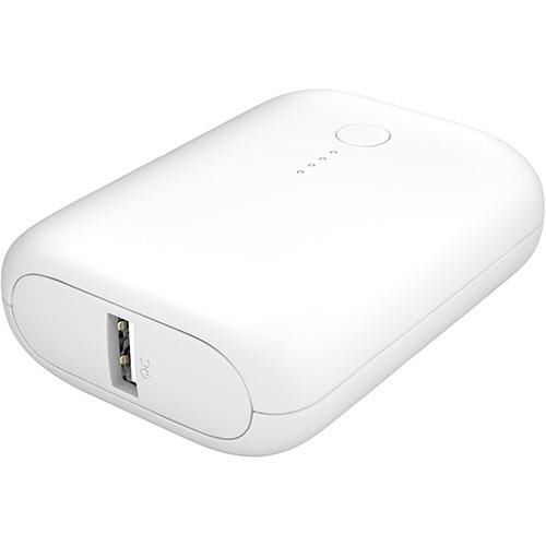 オウルテック　ＭＯＴＴＥＲＵ　軽量モバイルバッテリー　１００００ｍＡｈ　エアリーホワイト　ＭＯＴ−Ｍ...