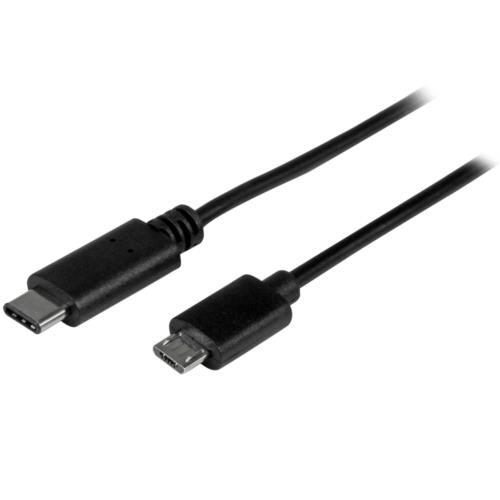 ＳｔａｒＴｅｃｈ．ｃｏｍ　ＵＳＢ　Ｃ−ＭｉｃｒｏＢ変換ケーブル　０．５ｍ　ブラック　ＵＳＢ２ＣＵＢ５...