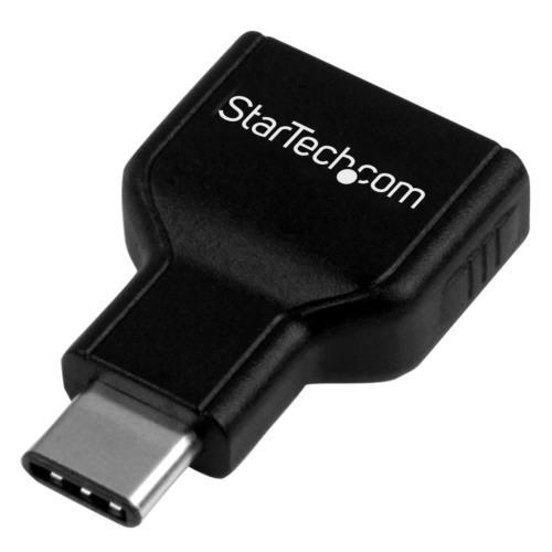 ＳｔａｒＴｅｃｈ．ｃｏｍ　ＵＳＢ３．０準拠変換コネクタ　ＴｙｐｅＣ（オス）−Ａ（メス）　ブラック　Ｕ...