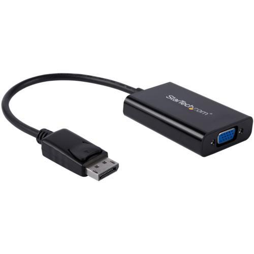 ＳｔａｒＴｅｃｈ．ｃｏｍ　ＤｉｓｐｌａｙＰｏｒｔ−ＶＧＡ変換アダプタ　ブラック　ＤＰ２ＶＧＡＡ　１個...