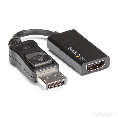 ＳｔａｒＴｅｃｈ　ＤｉｓｐｌａｙＰｏｒｔ−ＨＤＭＩ変換アダプタ　４Ｋ対応　ブラック　ＤＰ２ＨＤ４Ｋ６...