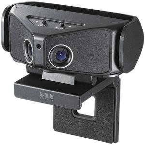 サンワサプライ　会議用カメラ（フルＨＤ・５００万画素・２カメラ搭載）　ブラック　ＣＭＳ−Ｖ６０ＢＫ　（お取寄せ品）｜tanomail