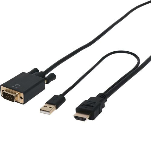 ナカバヤシ　ミヨシ　ＨＤＭＩ−Ｄ−ｓｕｂ変換ケーブル　３ｍ　ブラック　ＨＤＣ−ＤＳ３０／ＢＫ　１本 ...