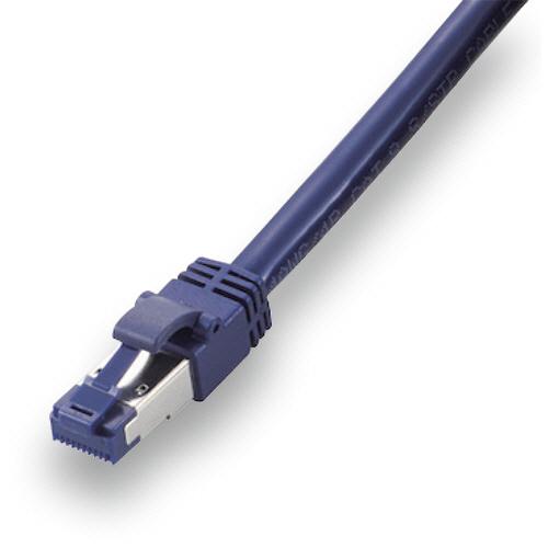 カテゴリー８対応ＬＡＮケーブル（ツメ折れ防止）　ブルーメタリック　５ｍ　ＲｏＨＳ指令準拠（１０物質）...
