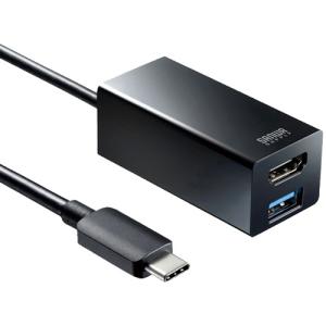 サンワサプライ USB Type−Cハブ付き HDMI変換アダプタ ブラック USB−3TCH35BK 1個