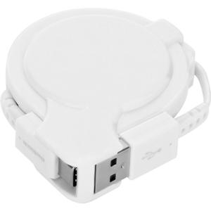 オウルテック katamaki 片側巻き取り式USB Type−Cケーブル ホワイト 75cm OWL−CBKRPAC75−WH 1個