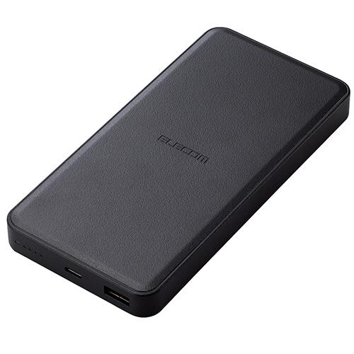 エレコム　リン酸鉄モバイルバッテリー（ＰＤ２０Ｗ／Ｃ×１＋Ａ×１）　１２０００ｍＡｈ　ブラック　ＤＥ...