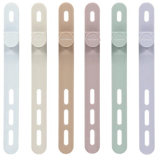 ＭＯＴＴＥＲＵ　ソフトタッチ　ケーブルバンド　ｓｏｆｕｍｏ　３つ穴　スモーキーカラー　ＭＯＴ−ＣＢＢ...