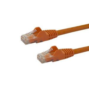 ＳｔａｒＴｅｃｈ　カテゴリ６　ＬＡＮケーブル　ＲＪ４５モールドコネクタ　１０ｍ　オレンジ　Ｎ６ＰＡＴＣ１０ＭＯＲ　（お取寄せ品）｜tanomail