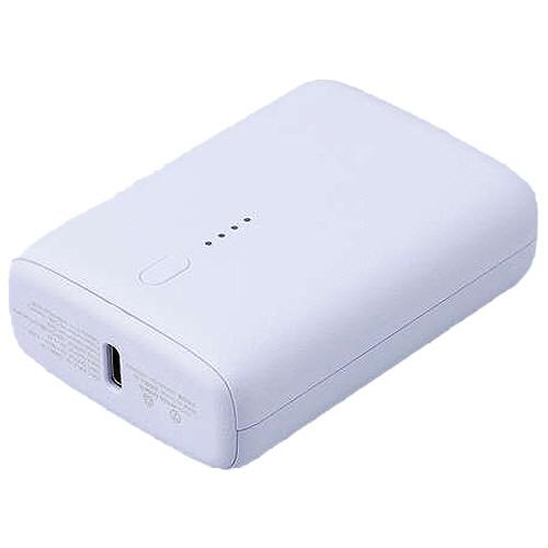 エレコム　コンパクトモバイルバッテリー（２０Ｗ／Ｃ×１＋Ａ×１）　１００００ｍＡｈ　パープル　ＤＥ−...