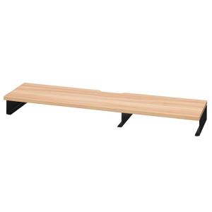 アール エフ ヤマカワ スチール脚机上台 幅950mm 天板ナチュラル 脚ブラック GZSLDR−950NA−BL 1台