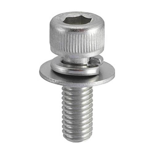 ＴＲＵＳＣＯ　ステンレス　六角穴付き組込　Ｐ−３　寸法Ｍ６×１５ｍｍ　Ｂ０７８−０６１５　１パック（...