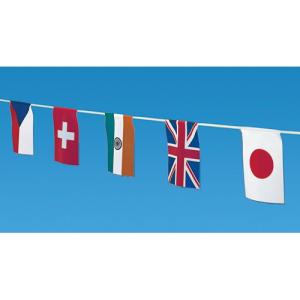 ササガワ　万国旗　２０ヶ国・２０枚付　４０−７４６０　１パック （お取寄せ品）｜tanomail