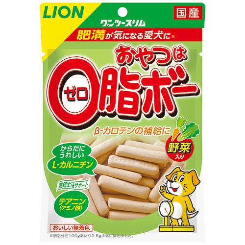 ライオン　ワンツースリム　おやつは０脂ボー　野菜入り　８０ｇ　１パック　（お取寄せ品）