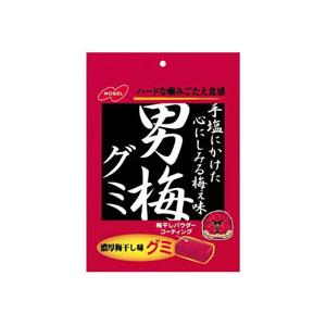 ノーベル　男梅グミ　３８ｇ　１袋｜ぱーそなるたのめーる