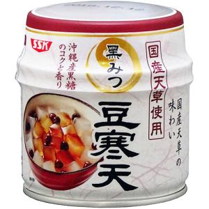 清水食品 SSK 国産天草使用 黒みつ豆寒天 2...の商品画像