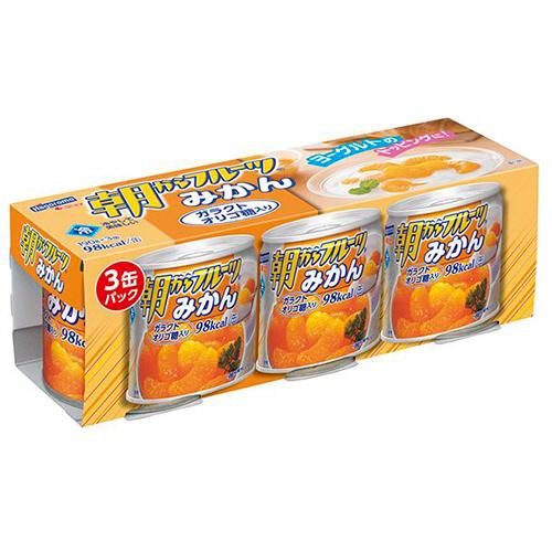 はごろもフーズ　朝からフルーツみかん　１９０ｇ　１パック（３缶）