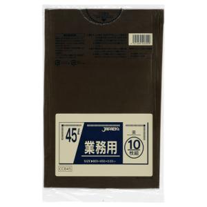 ジャパックス カラーポリ袋 茶 45L CCB45 1パック