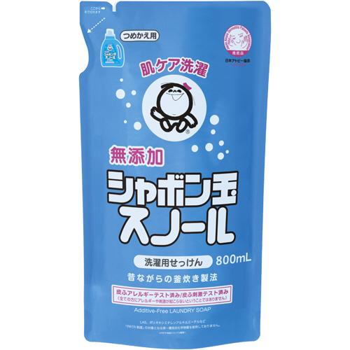 シャボン玉石けん　シャボン玉スノール　詰替用　８００ｍｌ　１パック （お取寄せ品）