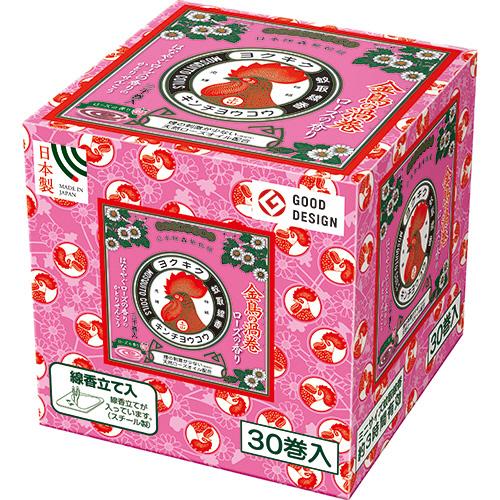 大日本除蟲菊　ＫＩＮＣＨＯ　金鳥の渦巻　蚊取り線香　ローズの香り　ミニサイズ　（線香立て１個入り）　...