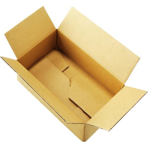TANOSEE　宅配用ダンボール箱　ワンタッチ式　Ｂフルート　２４７×１４７×７６ｍｍ　１パック（４...