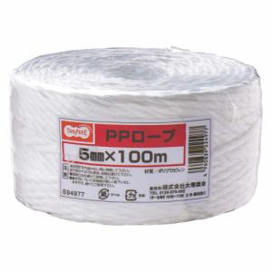 ＴＡＮＯＳＥＥ　ＰＰロープ　５ｍｍ×１００ｍ　１巻｜ぱーそなるたのめーる
