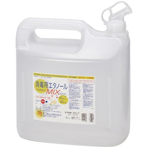 兼一薬品工業　消毒用エタノールＭＩＸ　カネイチ　５Ｌ　１個 （お取寄せ品）