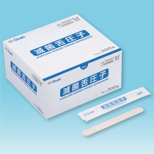 オオサキメディカル　滅菌オオサキ舌圧子　個包装　１箱（３００本）