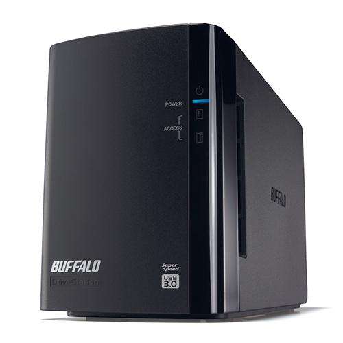 ドライブステーション　ミラーリング機能搭載　ＵＳＢ３．０用　外付けＨＤＤ　２ドライブ　８ＴＢ　ブラッ...