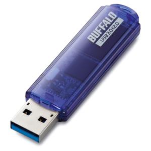 バッファロー USB3.0対応 USBメモリー スタンダードモデル 16GB ブルー RUF3−C16GA−BL 1個