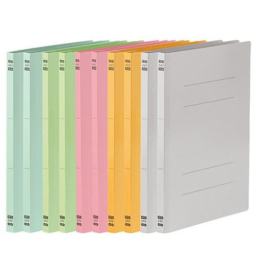 TANOSEE　フラットファイル　ＰＰラミネート表紙タイプ　Ａ４タテ　１５０枚収容　背幅１７．５ｍｍ...