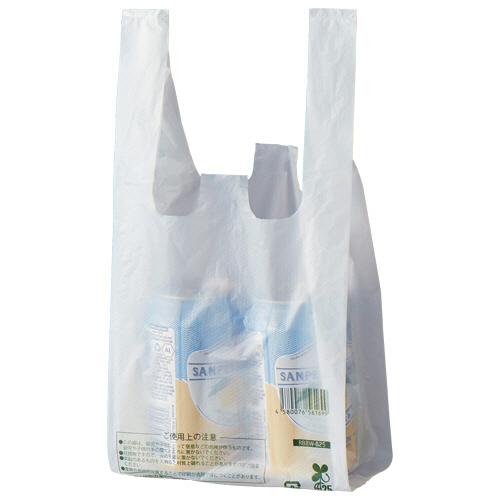 スマートサプライ　レジ袋（乳白）　８号　ＲＢ８Ｗ−Ｂ２５　１パック（１００枚）