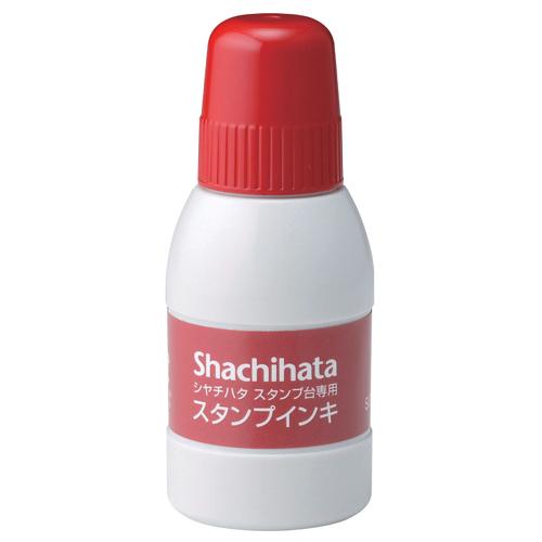 シヤチハタ　スタンプ台専用補充インキ　小瓶　４０ｍＬ　赤　ＳＧＮ−４０−Ｒ　１個