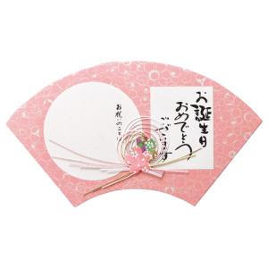 エヒメ紙工 和ごころ色紙 扇 桃 WSO−06 1枚