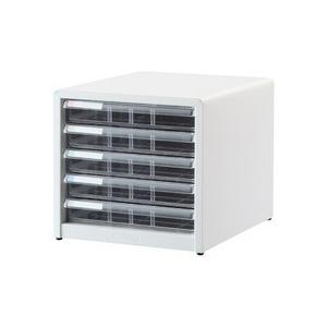 ナカバヤシ アバンテV2 レターケース A4タテ 浅5段 白 AL−55 1台