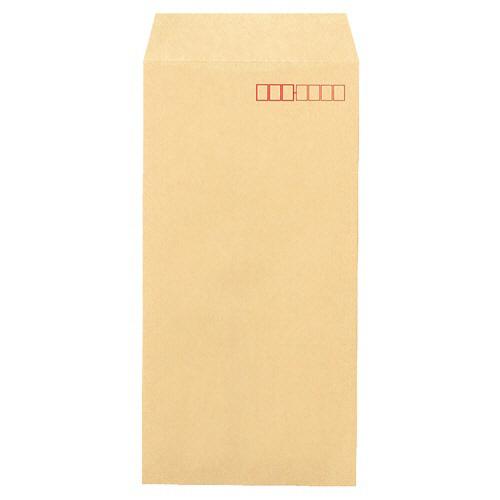 高春堂　ピース　Ｒ４０再生紙クラフト封筒　長３　７０ｇ／ｍ2　〒枠あり　業務用パック　４８１−８０　...