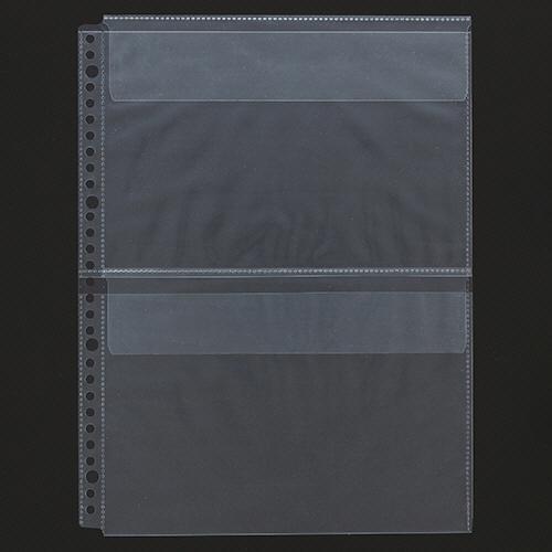 TANOSEE　小物用リフィル（ソフトタイプ）　Ａ４タテ　２・４・３０穴　２ポケット　フタ付　１パッ...