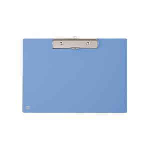 ライオン事務器 PETカラー用箋挟 A4ヨコ ブルー No．221K 1枚