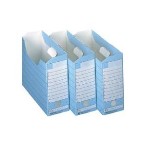 ライオン事務器　ボックスファイル　ダンボール製　Ａ４ヨコ　背幅１０５ｍｍ　ブルー　ＣＳ−１１００Ｅ　...