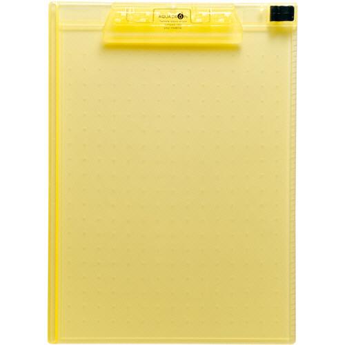 ＡＱＵＡ　ＤＲＯＰｓ　クリップボード　Ａ４タテ　黄　Ａ−５０１０−５　１枚（お取寄せ品)