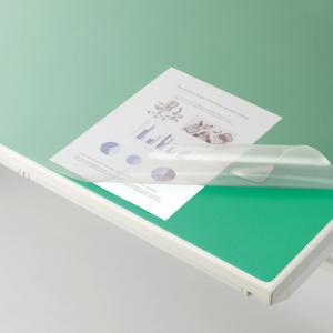 バイオマスデスクマット バイオマス配合再生塩ビPBKタイプ ダブル 1090×590×1．2mm No．116−PBK